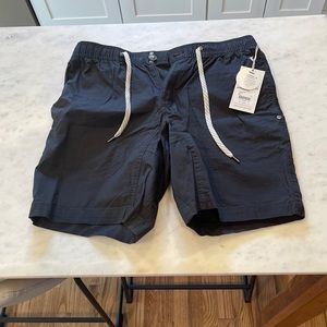Vuori Men’s Charcoal Ripstop Drawstring Shorts